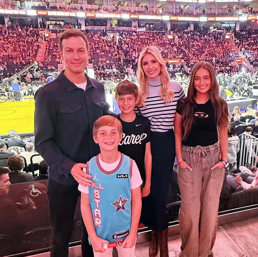 عکس/ حضور خانوادگیِ دختر ترامپ در تورنمنت آل‌استار NBA