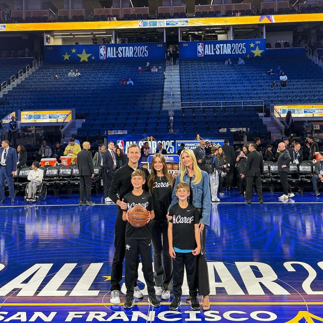 عکس/ حضور خانوادگیِ دختر ترامپ در تورنمنت آل‌استار NBA
