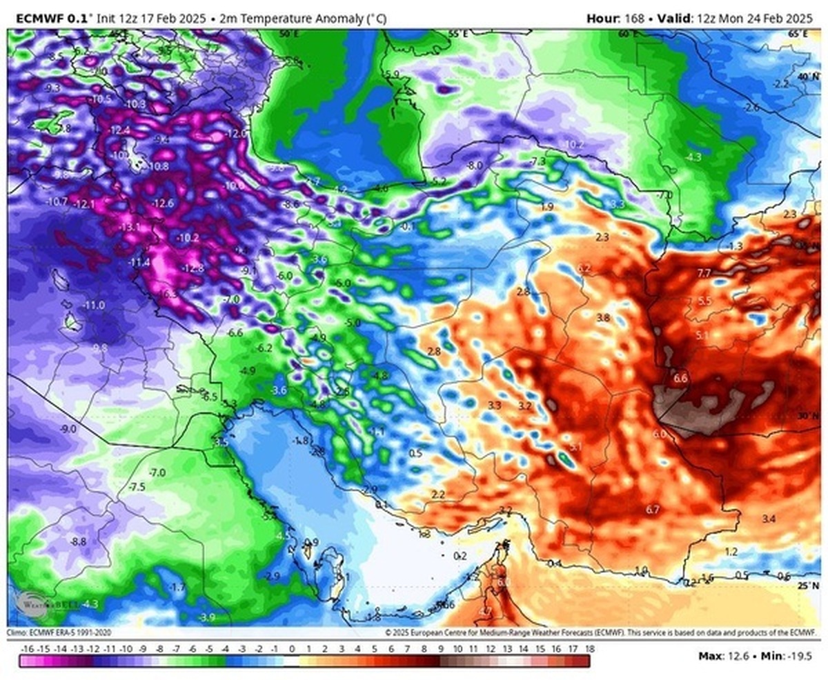 زمستان سرمای واقعی را برای اسفند کنار گذاشت