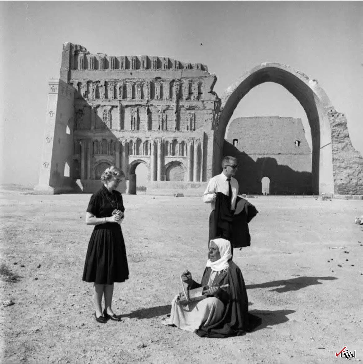 ۱۳۴۱؛ تصویری کمتر دیده شده از طاق کسری