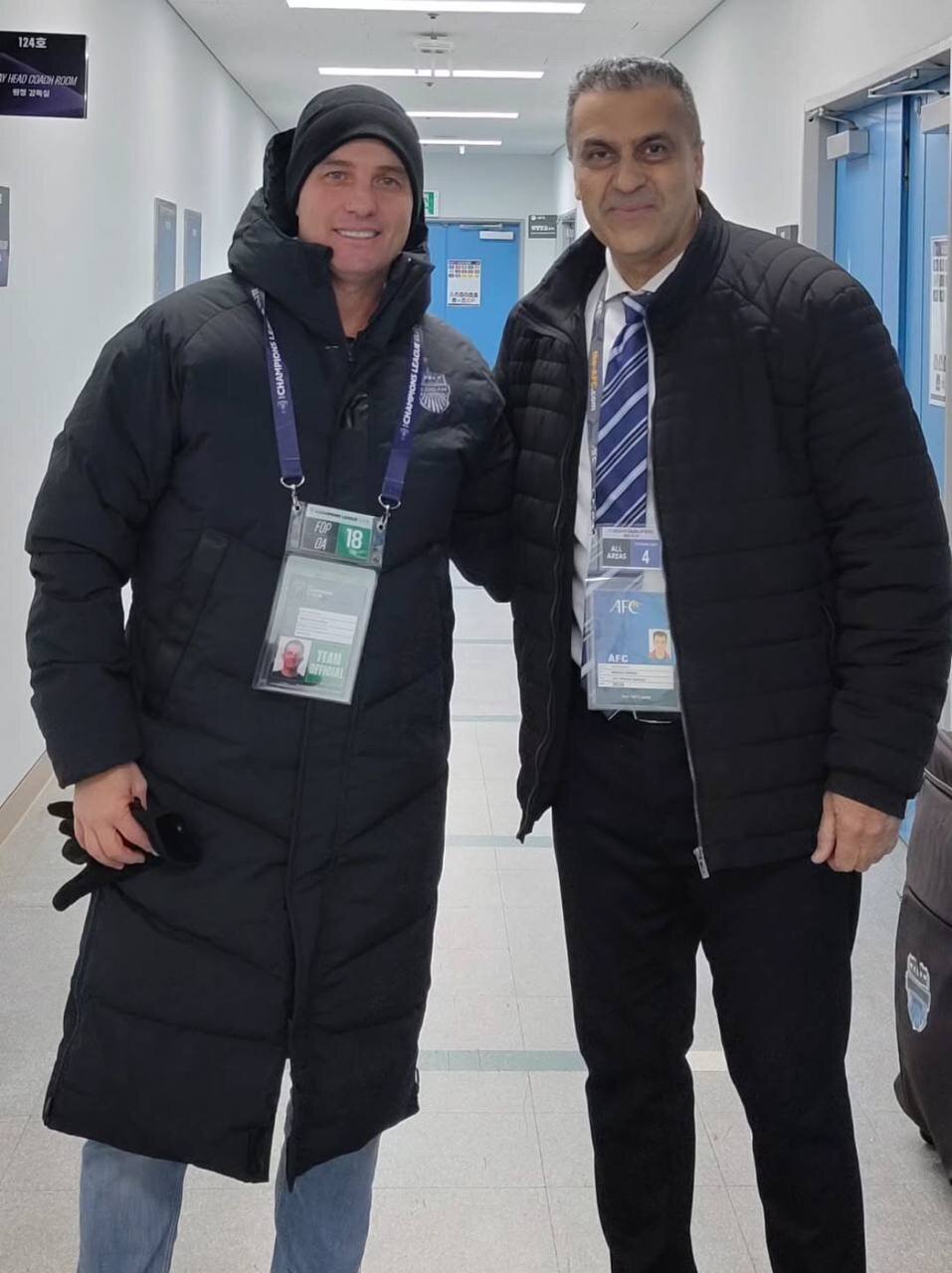 عکس/ ملاقات اوسمار ویرا با یک ایرانی!