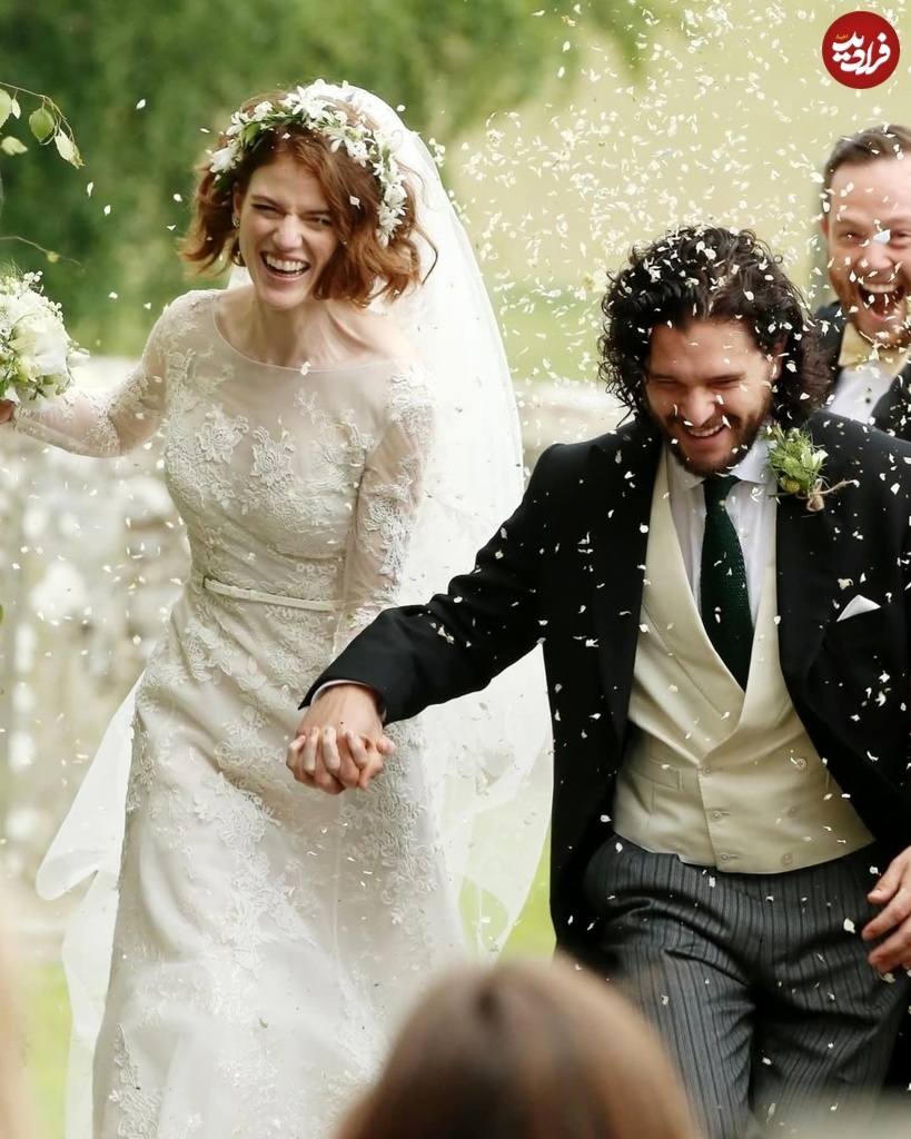 عکس/ مراسم عروسی ییگریت و جان اسنو سریال گیم آف ترونز در دنیای واقعی