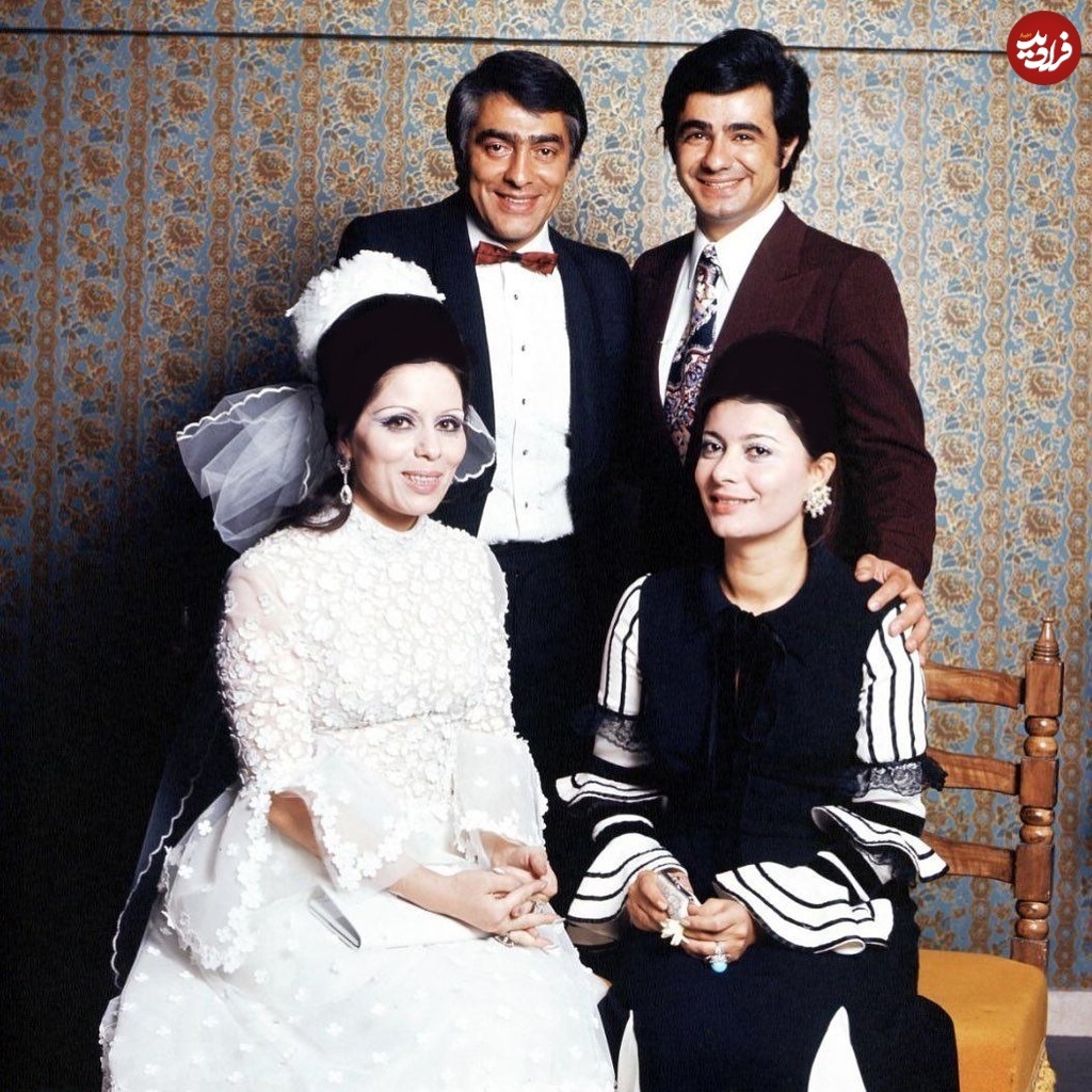 عکس/ عارف و همسرش در سالگرد ازدواج «محمدعلی فردین و مهری خمارلو»؛ سال ۴۸