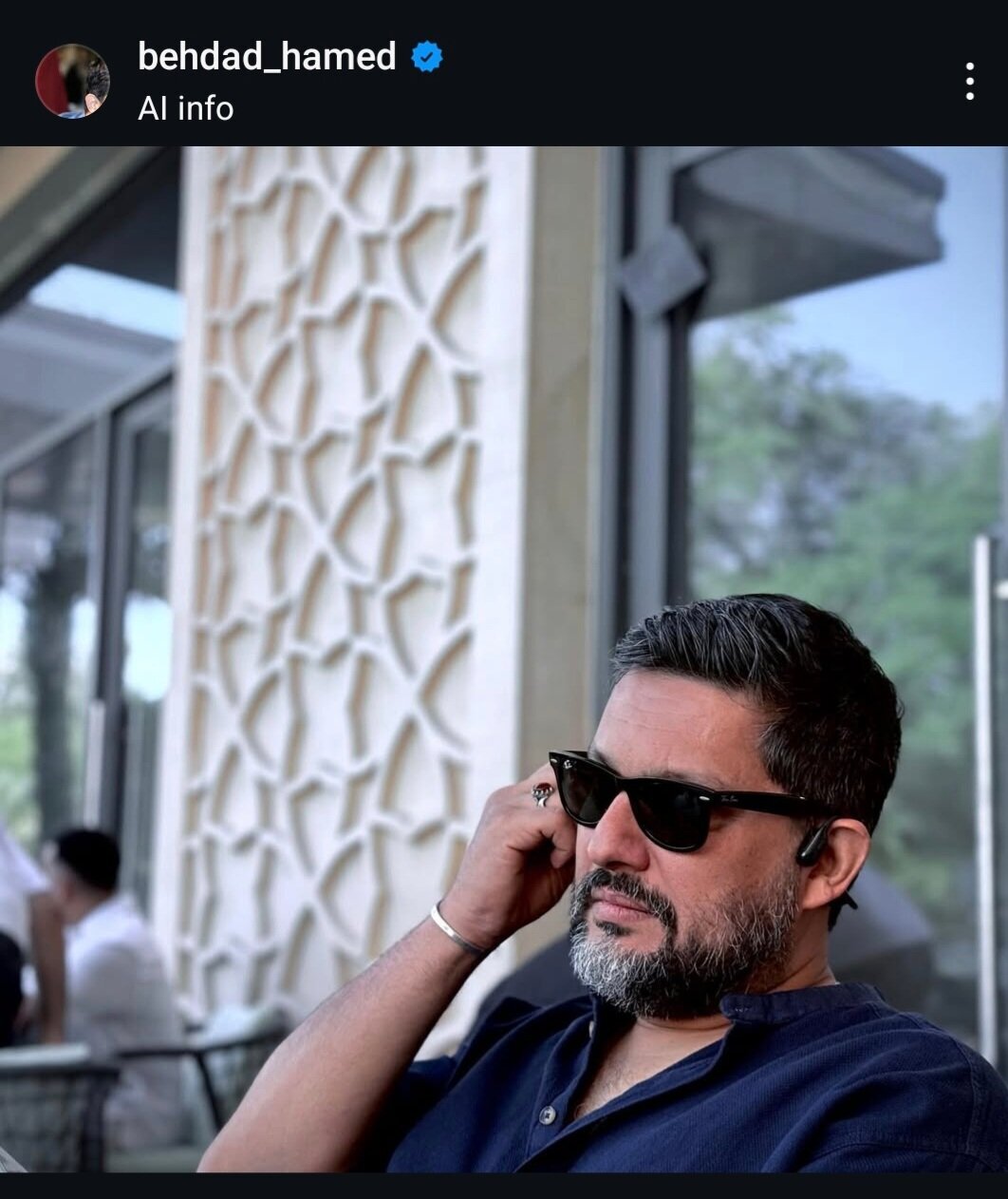 عکس/حال و هوای جدید حامد بهداد