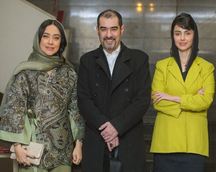 شهاب حسینی در کنار آبان و بهاره کیان افشار شهاب حسینی در کنار آبان و بهاره کیان افشار