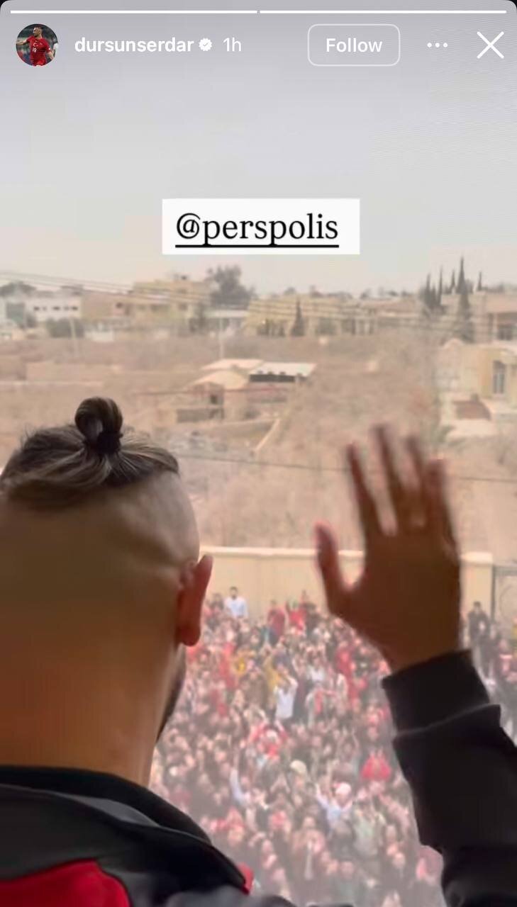 عکس/ذوق‌زدگی ستاره خارجی پرسپولیس در یزد