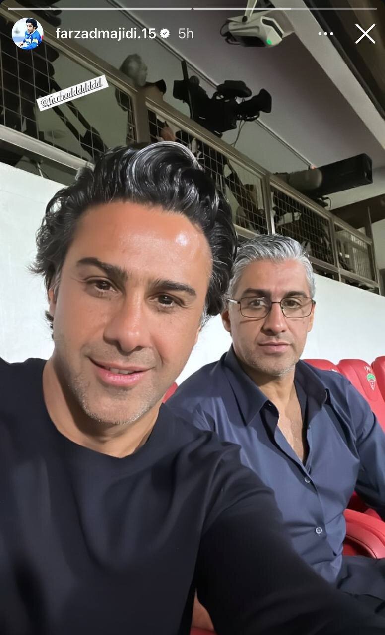 عکس/سلفی فرهاد مجیدی و برادرش در امارات عکس/سلفی فرهاد مجیدی و برادرش در امارات