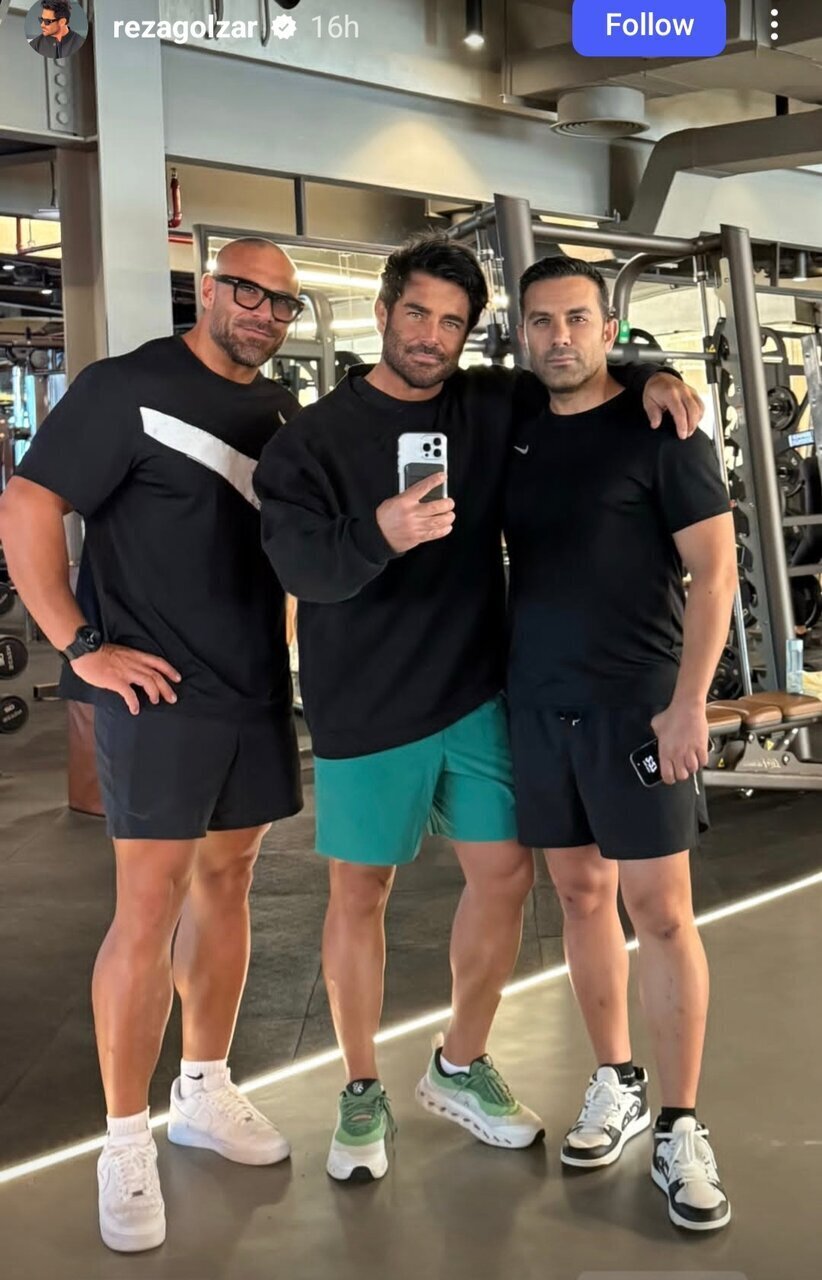 عکس/استوری جدید محمدرضا گلزار در باشگاه