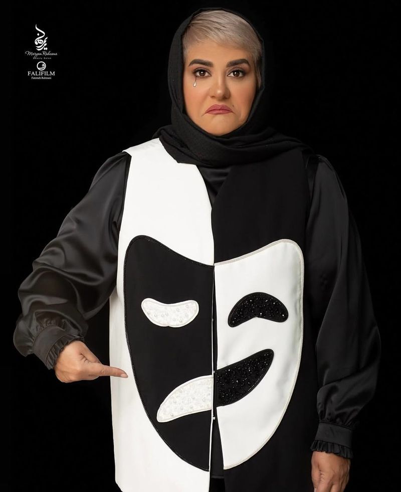 عکس/گریم تئاتری از رابعه اسکویی!