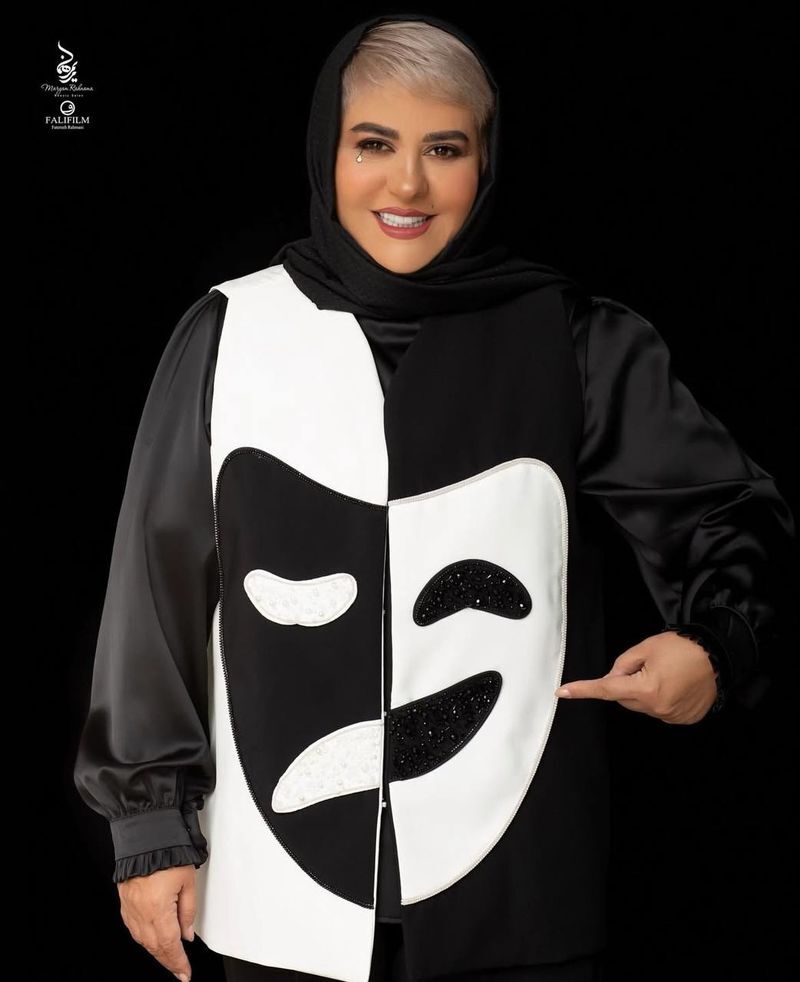 عکس/گریم تئاتری از رابعه اسکویی!