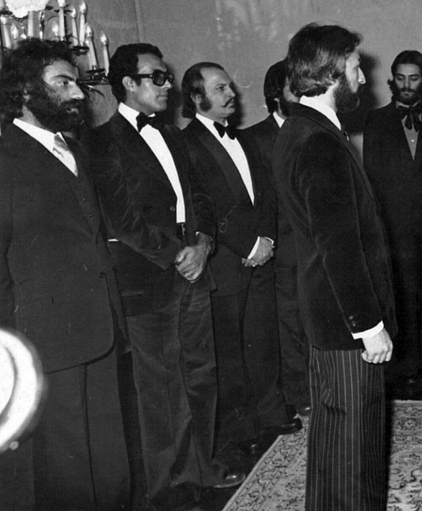 عکس/ «کیارستمی و کیمیایی» در یک مراسم رسمی؛ سال ۵۳