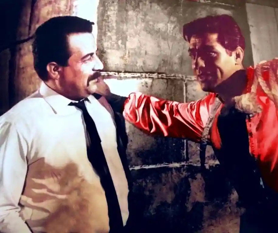 عکس/چهره «فردین و منوچهر نوذری» در پشت صحنه فیلم امیرارسلان نامدار