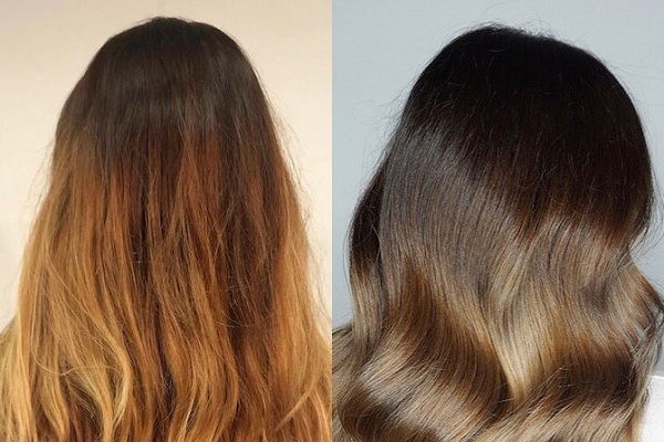 بهترین ترکیب رنگ برای از بین بردن نارنجی مو بهترین ترکیب رنگ برای از بین بردن نارنجی مو