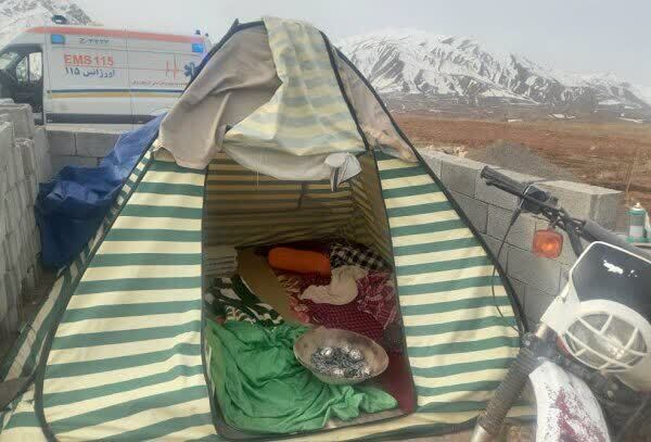 مرگ تلخ 2 مرد در مرند در داخل چادر مسافرتی