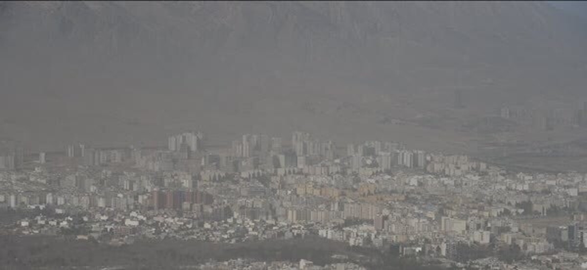 آلودگی هوا در راه شیراز و چند شهرستان فارس