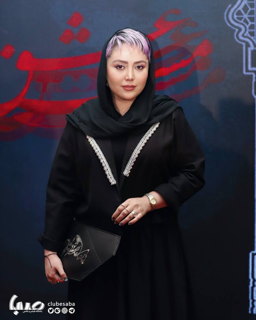 عکس| شادی مختاری در اکران فیلم «مست عشق»