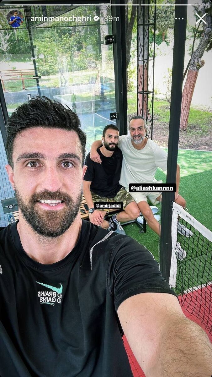 عکس| سوپراستار سینما با یک استقلالی همبازی شد عکس| سوپراستار سینما با یک استقلالی همبازی شد