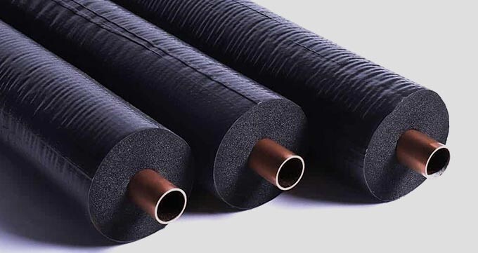 اجرای عایق الاستومری کاری لوله‌های موتورخانه