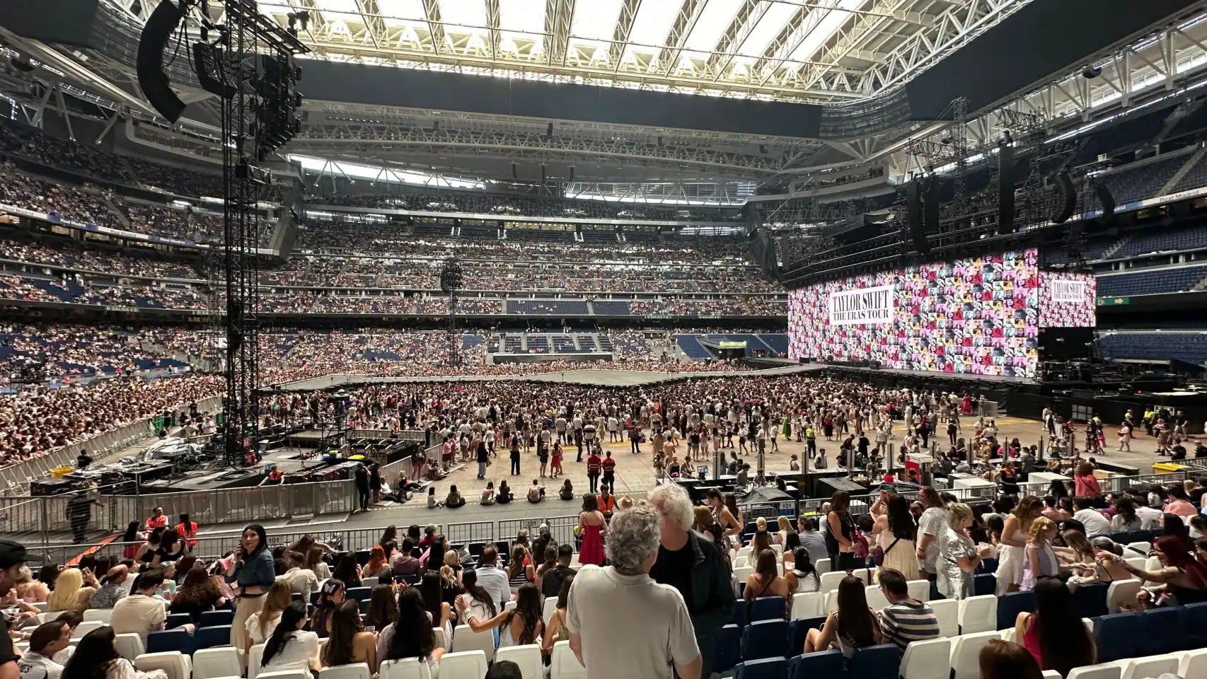عکس| کنسرت تیلور سوئیفت در ورزشگاه رئال مادرید