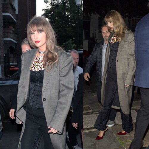 عکس/تیلور سوییفت با پوششی متفاوت در خیابان ظاهر شد