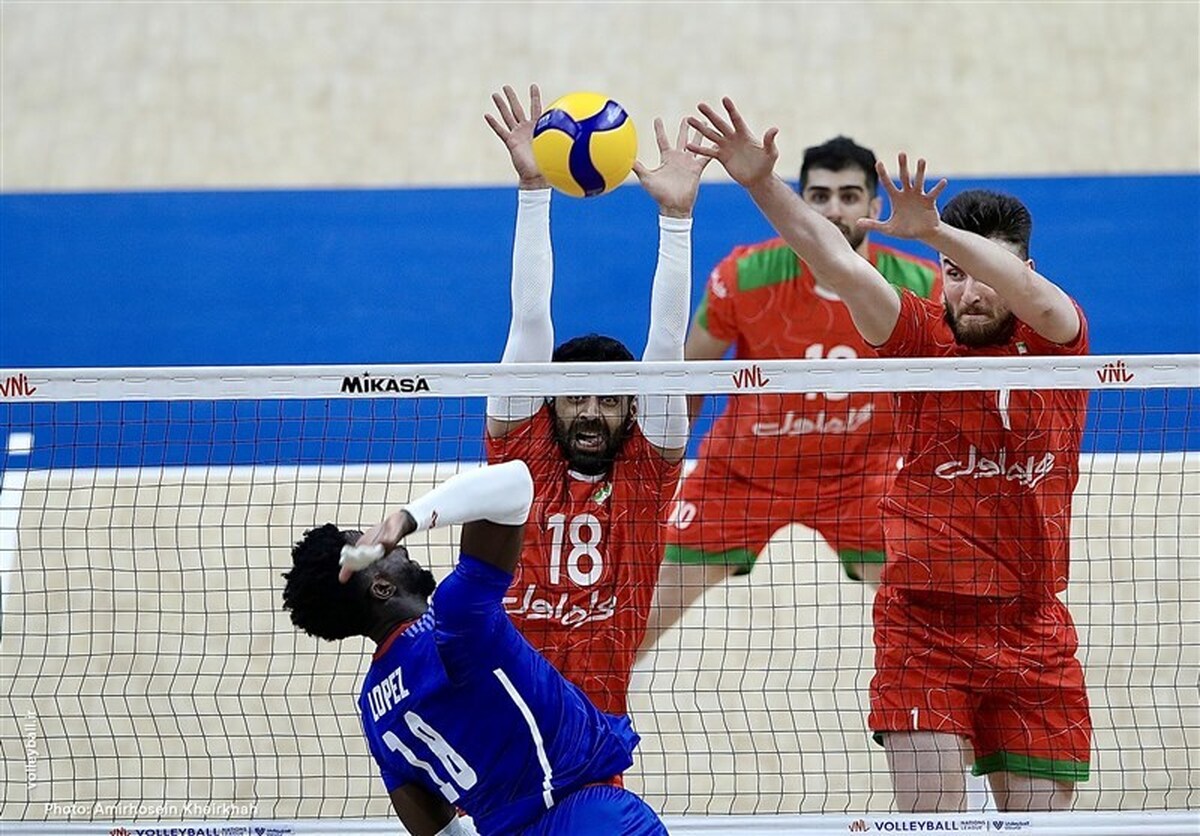 لیگ ملت‌های والیبال| سومین شکست متوالی ایران