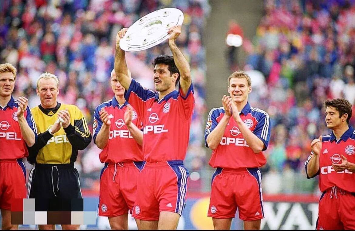 عکس‌| افتخار ارزشمند علی دایی کنار اسطوره بایرن مونیخ