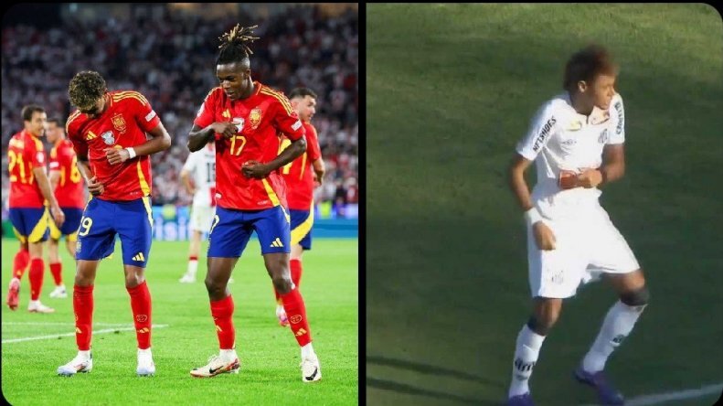 عکس| شادی ویژه ستارههای اسپانیا به سبک نیمار! عکس| شادی ویژه ستارههای اسپانیا به سبک نیمار!