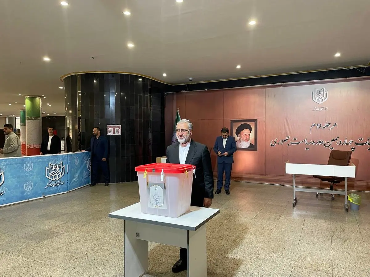 عکس| اسماعیلی در مرحله دوم انتخابات شرکت کرد