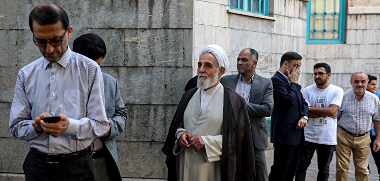 تصاویر| انتخابات مرحله دوم ریاست جمهوری در حسینیه ارشاد