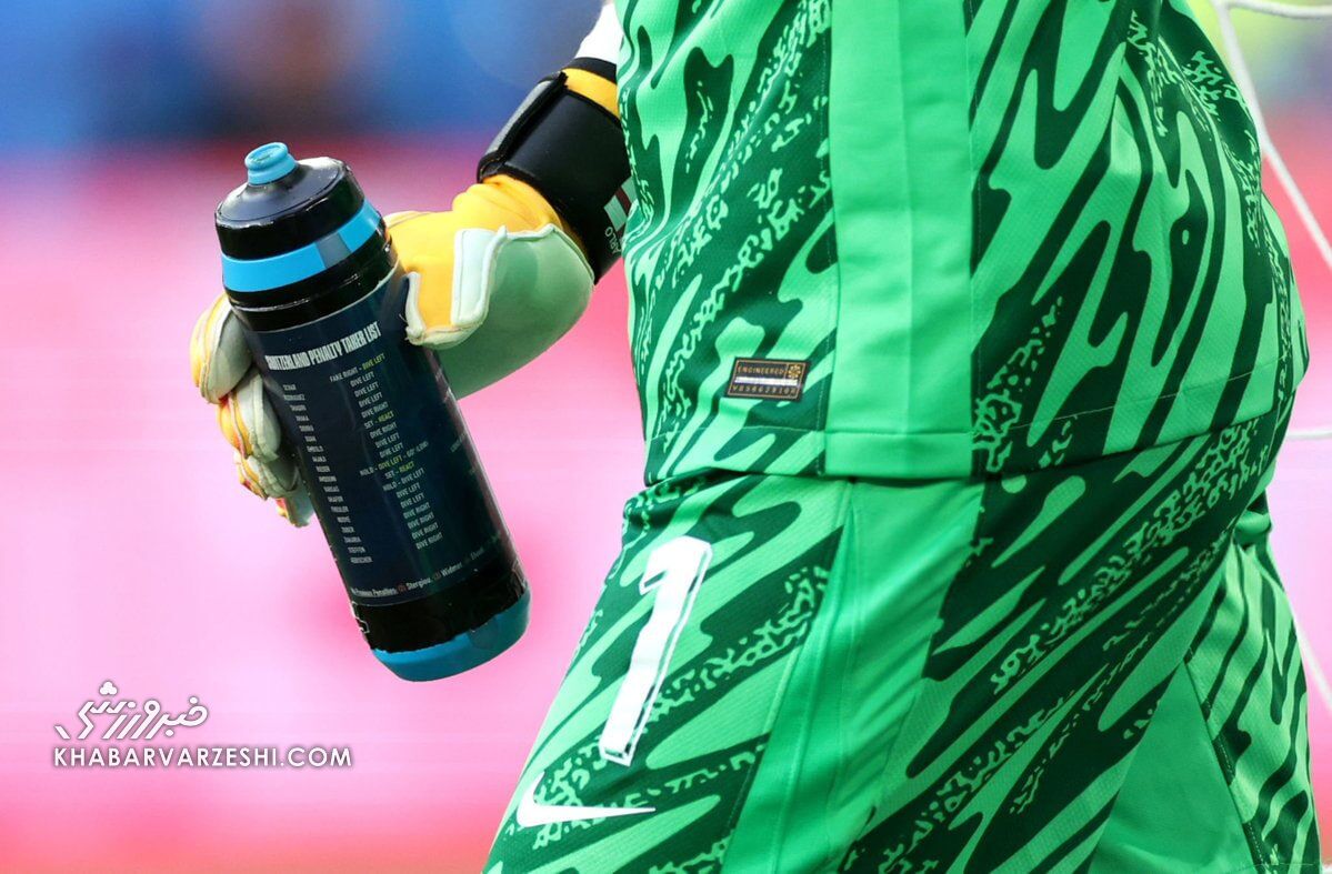 عکس| تقلب پیکفورد در ضربات پنالتی؛ انگلیس با این روش جالب صعود کرد