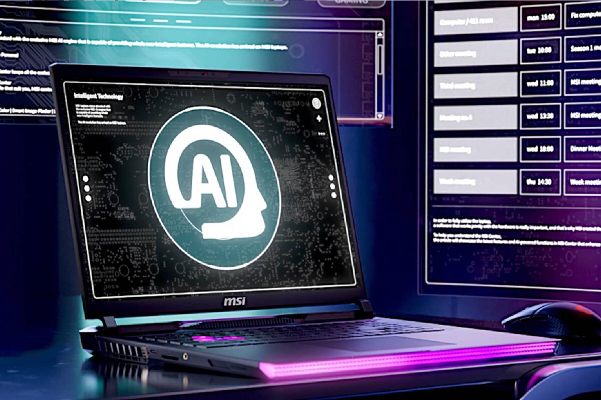 هوش مصنوعی در لپ تاپ و کیس های قدرتمند MSI