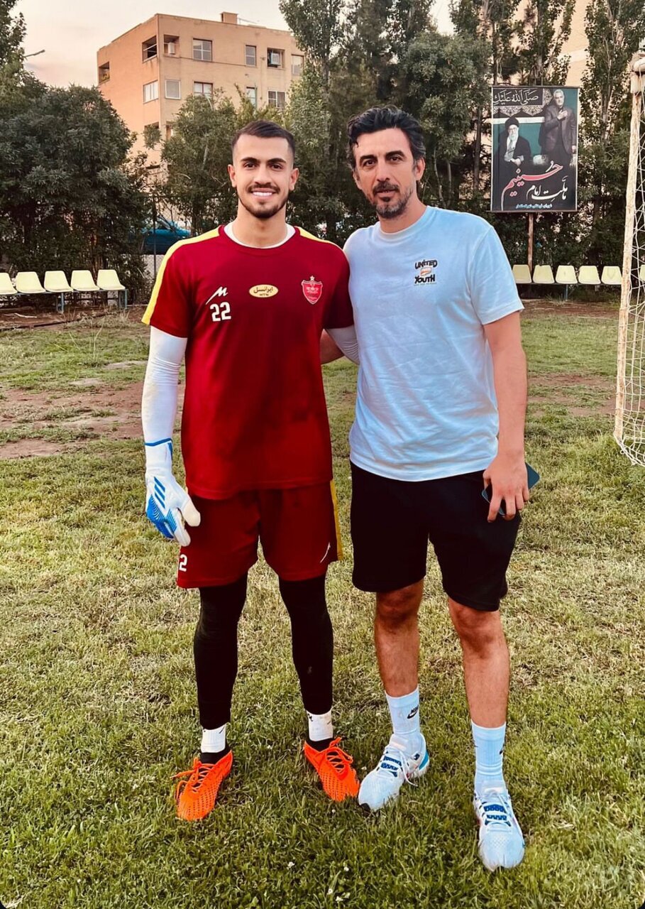 عکس| ملاقات جانشین بیرانوند با کاپیتان سابق استقلال