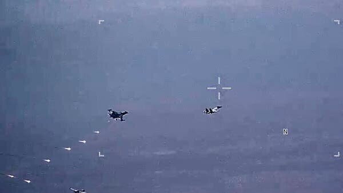 آسمان سوریه بار دیگر صحنه رویارویی یک جنگنده روس و پهپاد آمریکا شد