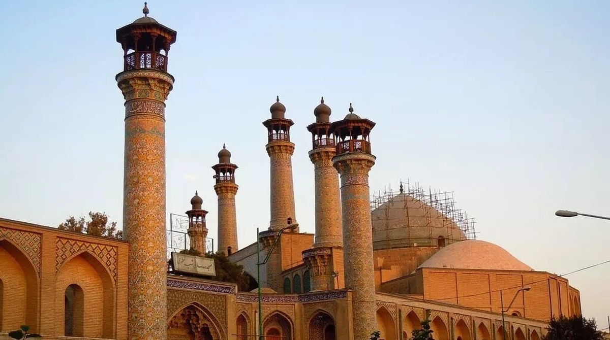 عکس| تهران قدیم؛ مسجدی که زمان قاجار در تهران ساخته شد