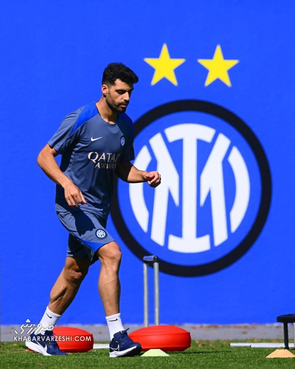 عکس| مهدی طارمی در تمرین امروز تیم اینتر