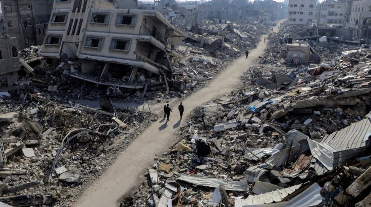 تخلیه ۴۰ میلیون تن آوار انباشته در غزه ۱۵ سال زمان می‌برد