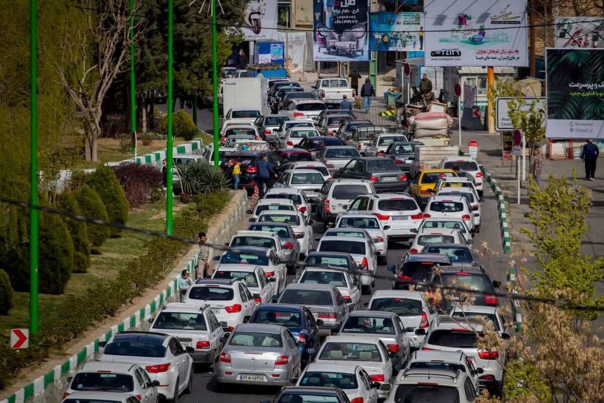 ترافیک در محور فیروزکوه سنگین است