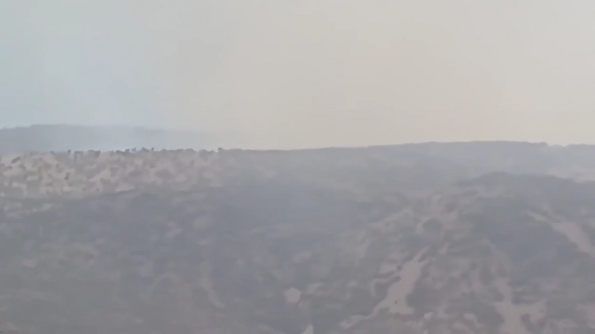 فیلم | آتش سوزی در مراتع جنوب خرم‌آباد