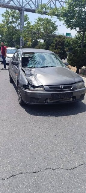 عبور از عرض بزرگراه، جان عابرپیاده را گرفت