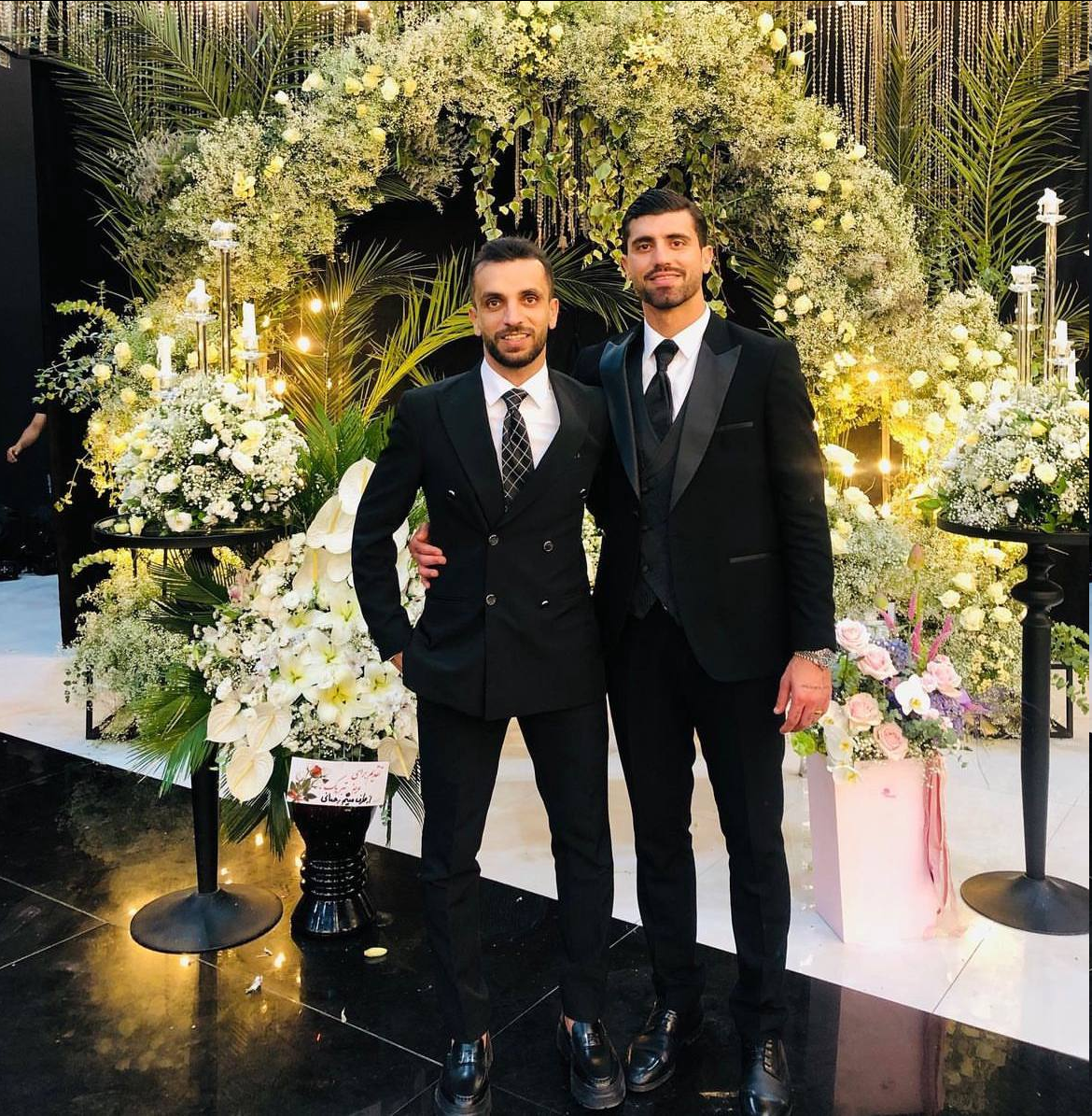 عکس| ستاره‌ها در عروسی لاکچری استقلالی سابق