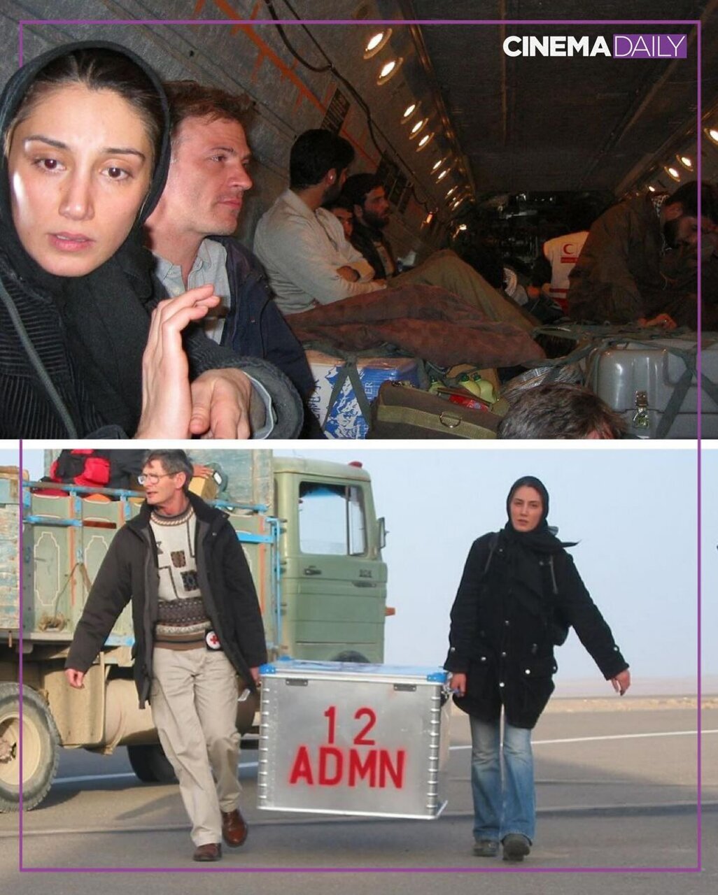 عکس| تصاویر دیده نشده از هدیه تهرانی در میان زلزله زدگان بم