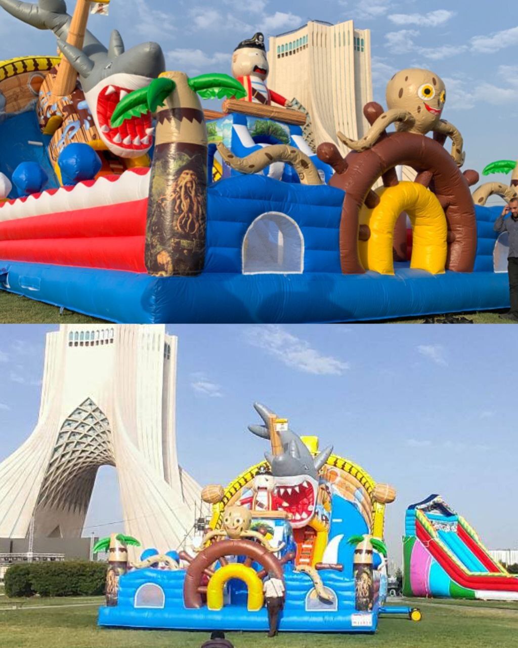 عکس| تصویری خبرساز از ایستگاه شهربازیِ میدان آزادی