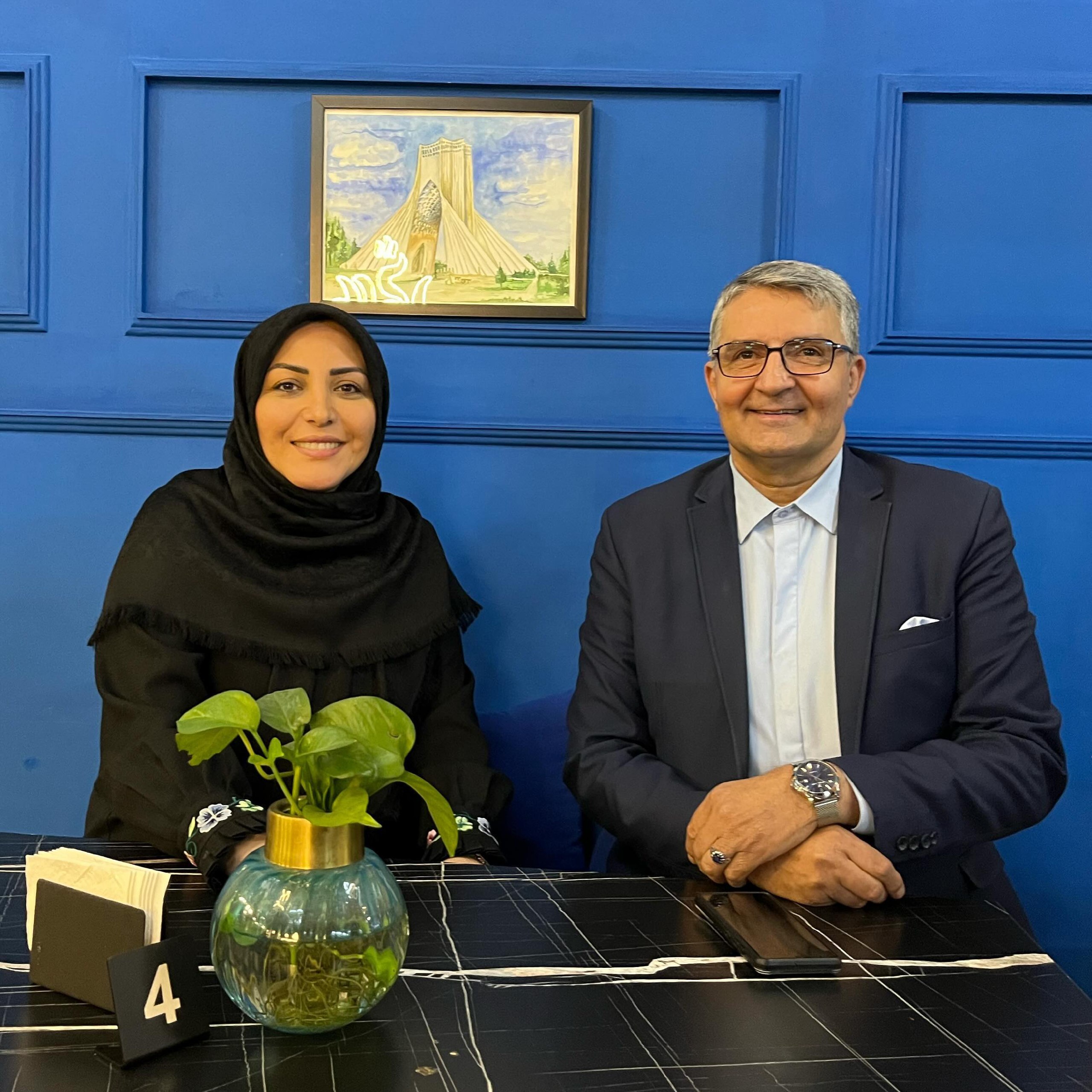 عکس| المیرا شریفی‌مقدم همراه با یک کمدین مشهور