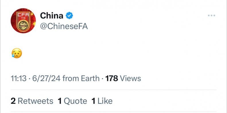 عکس| چین از گروه مرگ به گریه افتاد! عکس| چین از گروه مرگ به گریه افتاد!