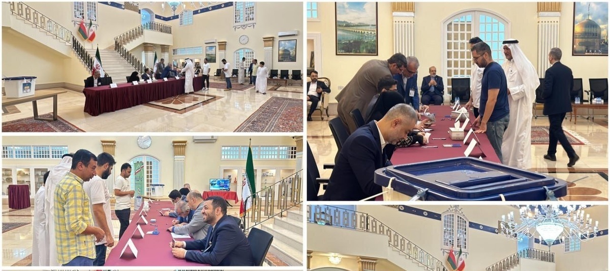 عکس| برگزاری انتخابات ریاست جمهوری در مسقط با حضور ایرانیان مقیم عمان