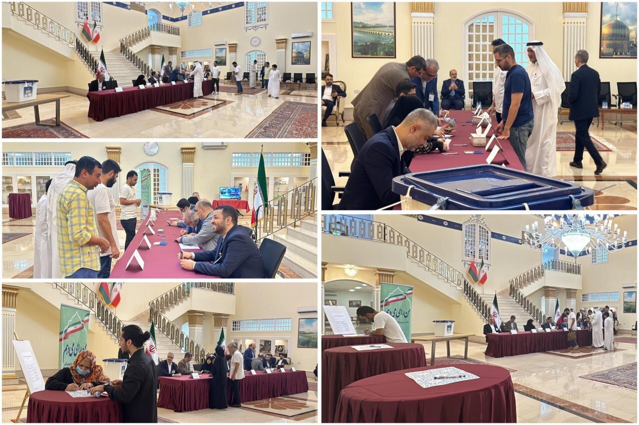 عکس| برگزاری انتخابات ریاست جمهوری در مسقط با حضور ایرانیان مقیم عمان