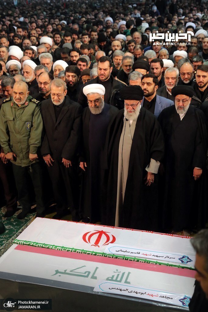 عکس| اسماعیل هنیه در مراسم تشییع سردار سلیمانی