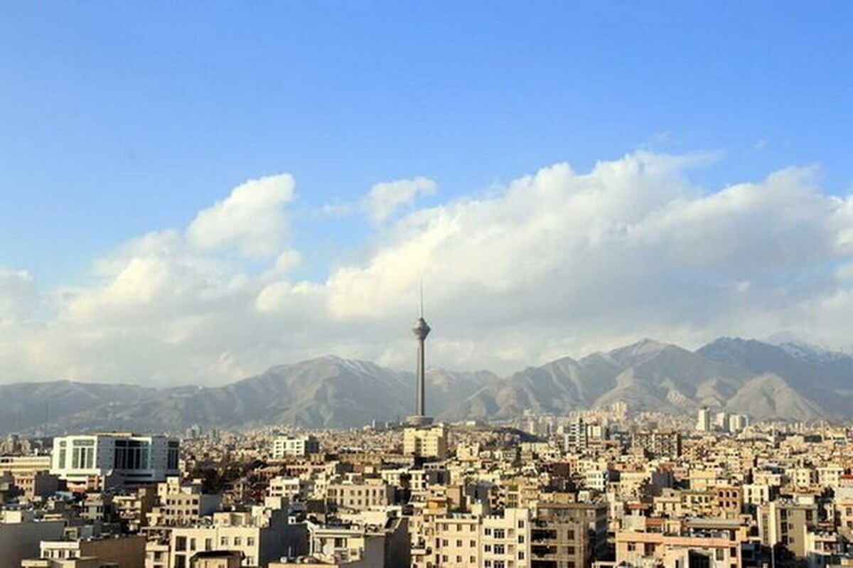 کاهش نسبی دمای هوای تهران