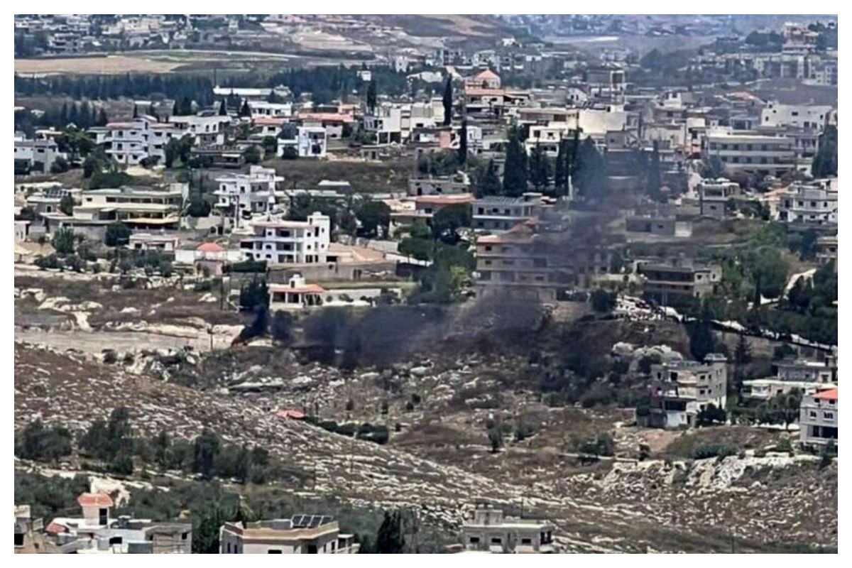 حمله اسرائیل به شهرکی در جنوب لبنان
