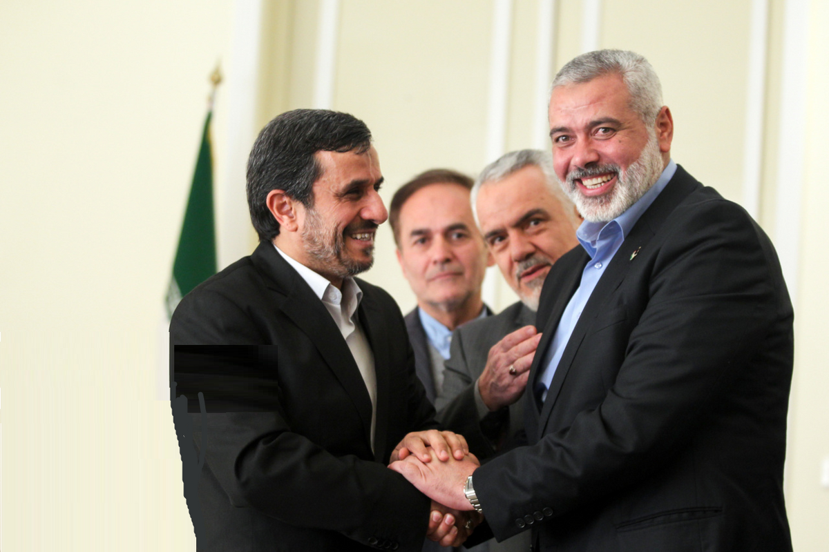 سکوت احمدی نژاد درباره ترور اسماعیل هنیه در ایران